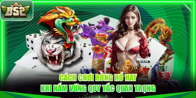 Cách chơi Rồng Hổ hay khi nắm vững quy tắc quan trọng