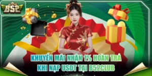 Nhận 1% hoàn trả khi nạp USDT