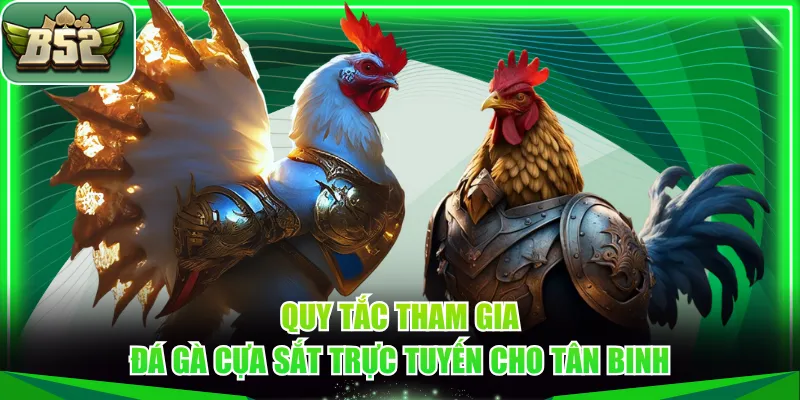 Quy tắc tham gia đá gà cựa sắt trực tuyến cho tân binh