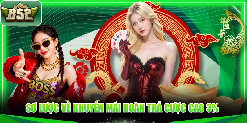 Sơ lược về khuyến mãi hoàn trả cược cao 3% 